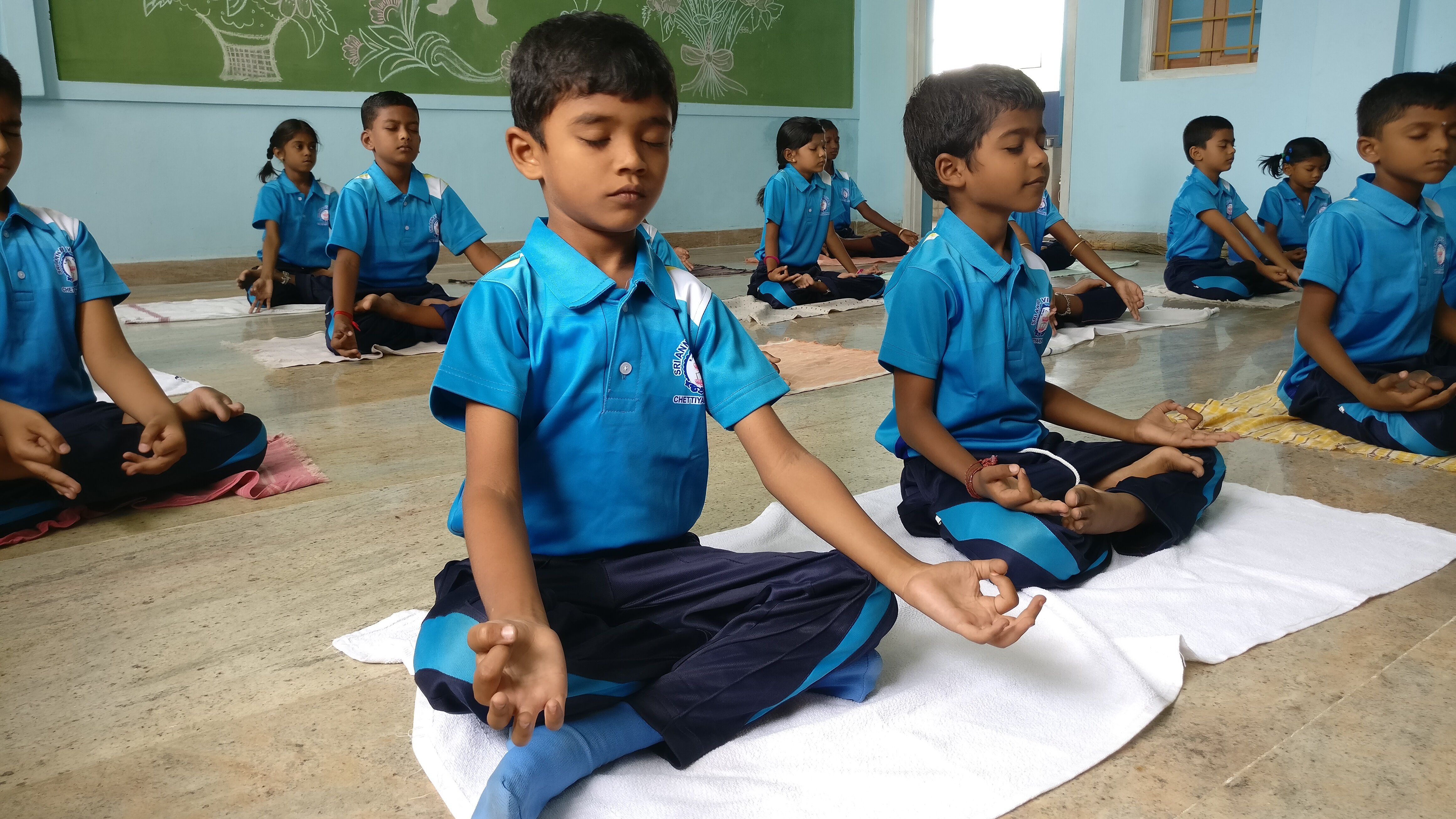 Yoga class | SRI ANNAI VIDYALAYA MATRICULATION SCHOOL | Sri Annai Vidyalaya Nursery and primary School | Muhavoor