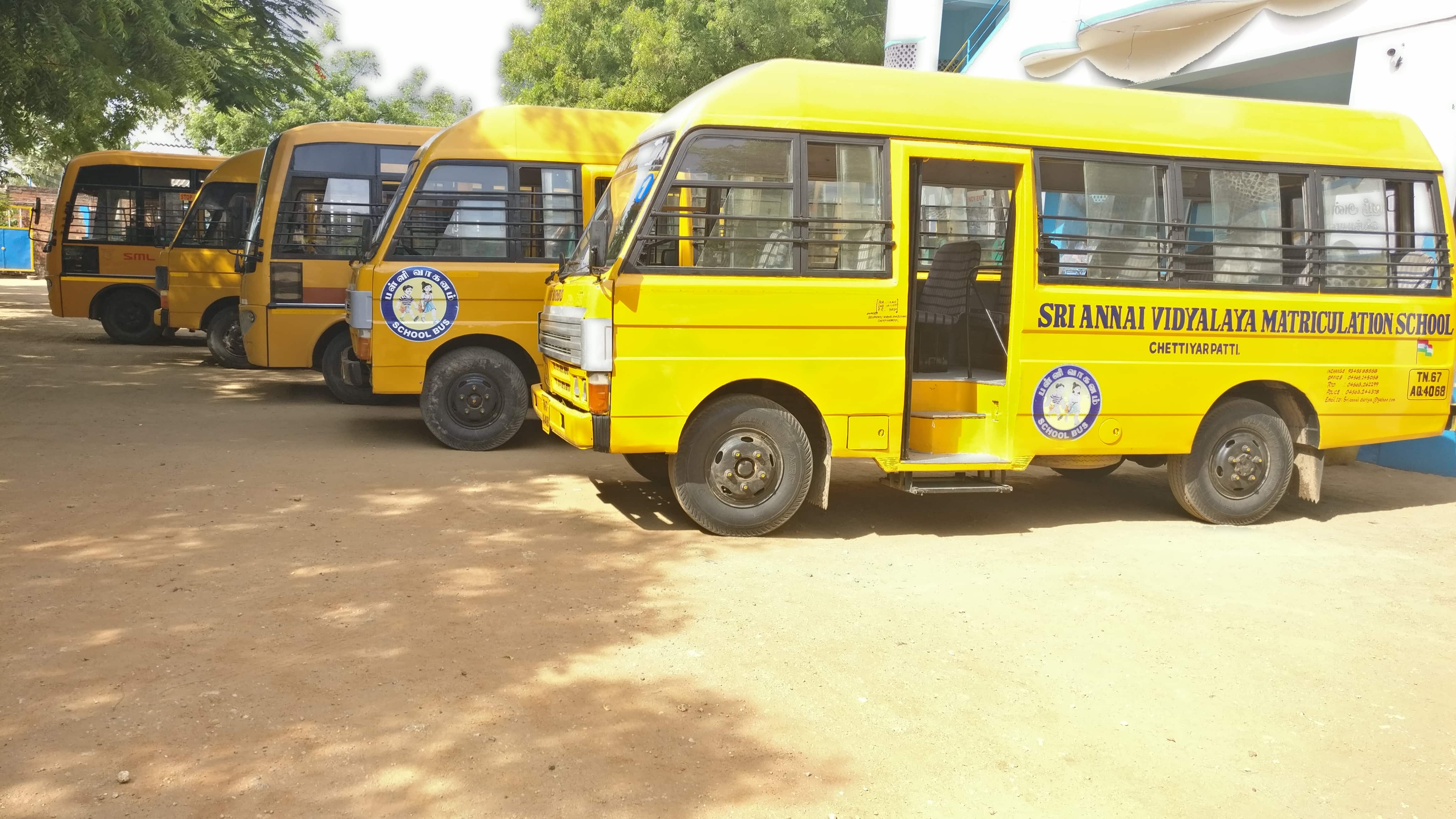 BUS | SRI ANNAI VIDYALAYA MATRICULATION SCHOOL | Sri Annai Vidyalaya Nursery and primary School | Muhavoor